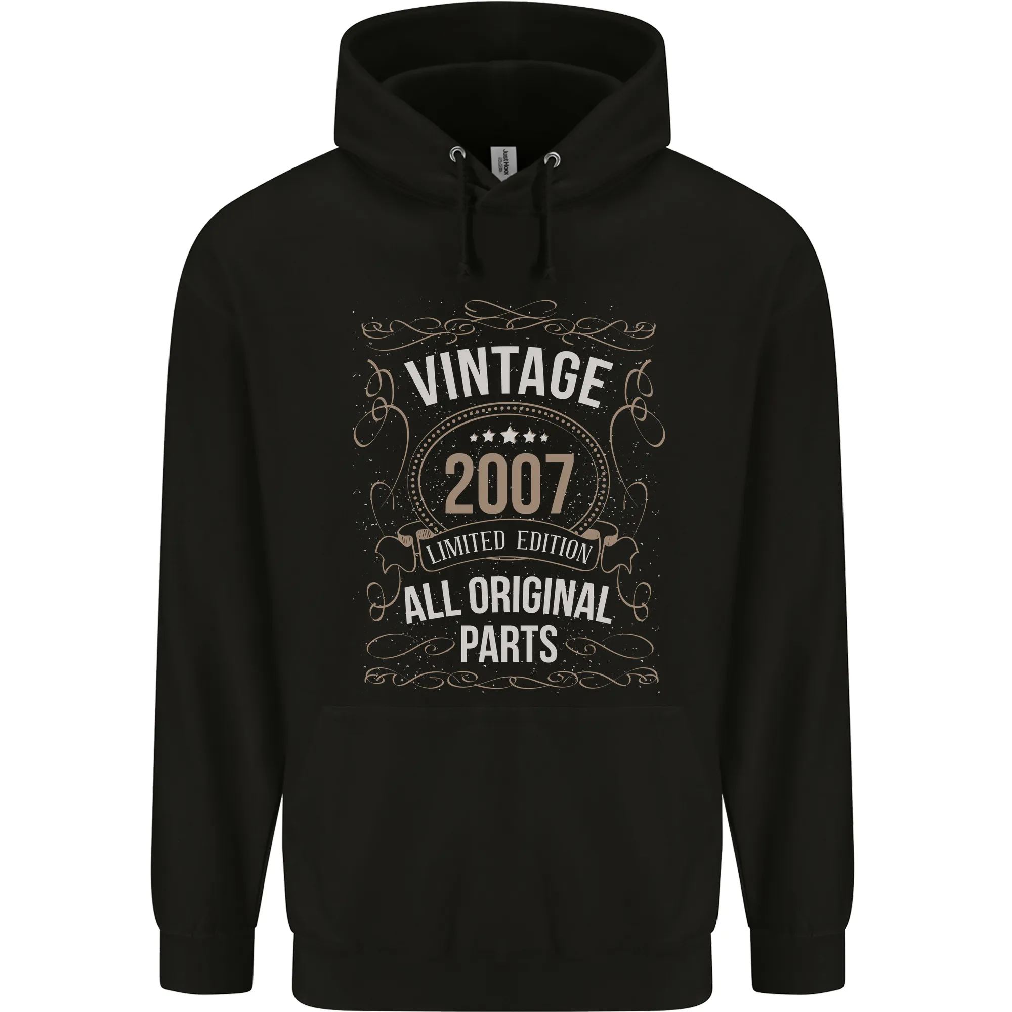 17th Birthday Limited Edition 2007 Mens 80% Cotton Hoodie