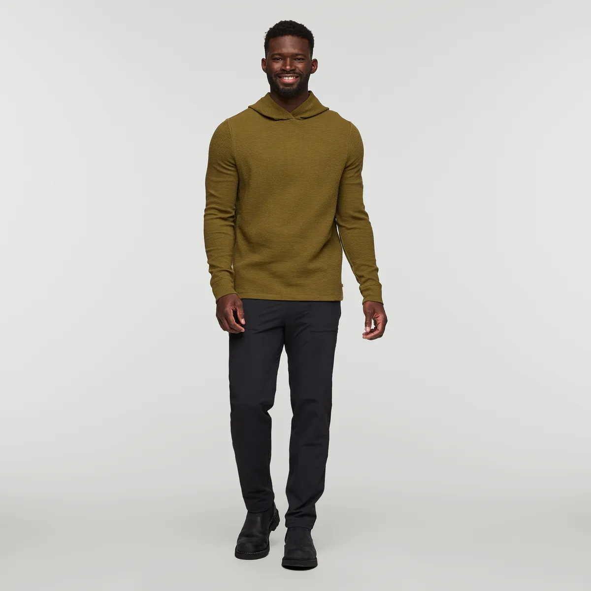 Atajo Long-Sleeve Waffle Hoodie - Men's