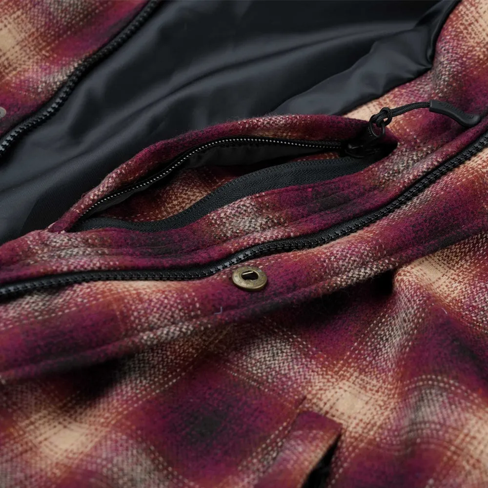 DSXBS HOODED JACKET RED CHECK