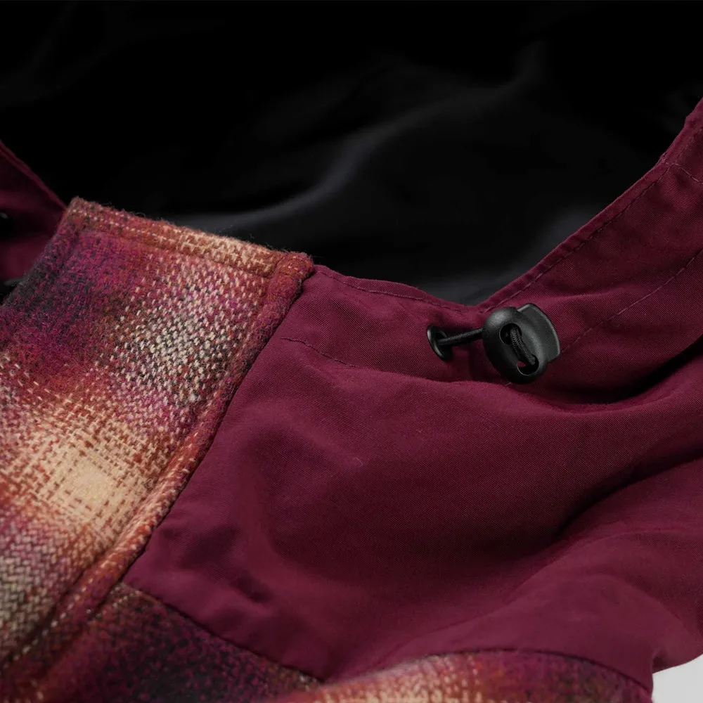 DSXBS HOODED JACKET RED CHECK