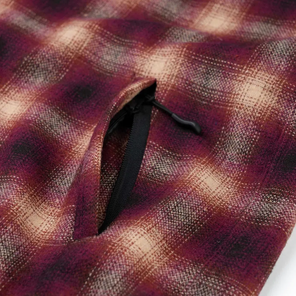DSXBS HOODED JACKET RED CHECK