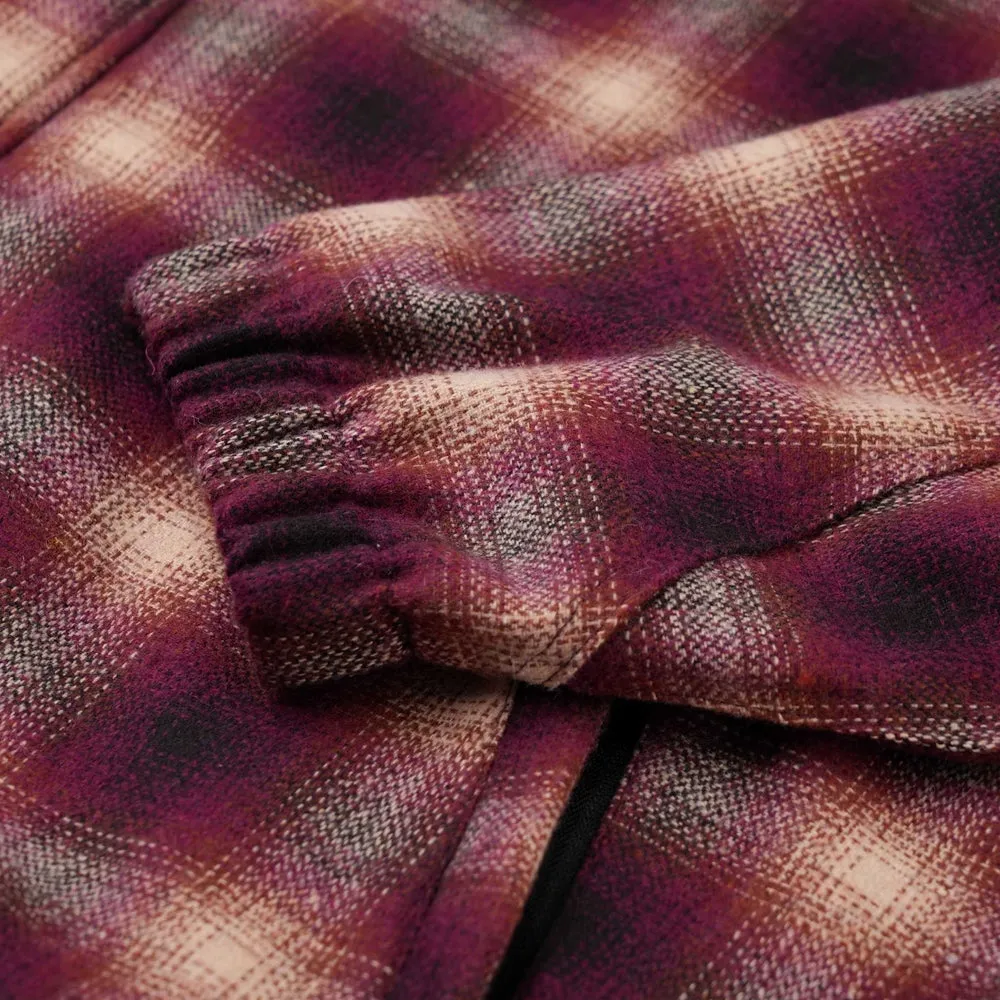 DSXBS HOODED JACKET RED CHECK