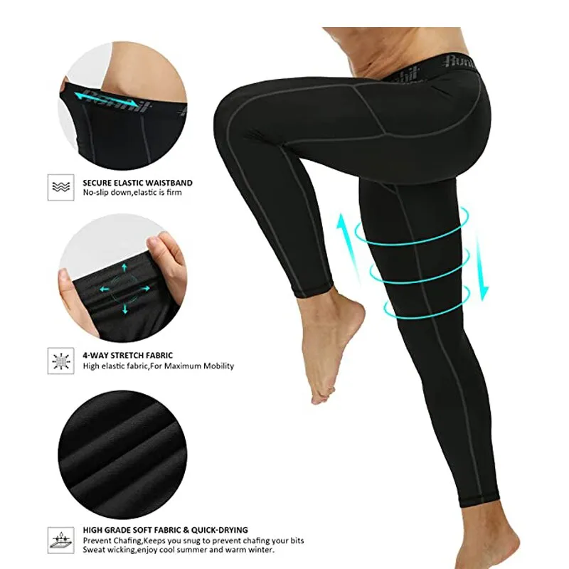Funki Buys | Pants | Men's Compression Running Tights Legging