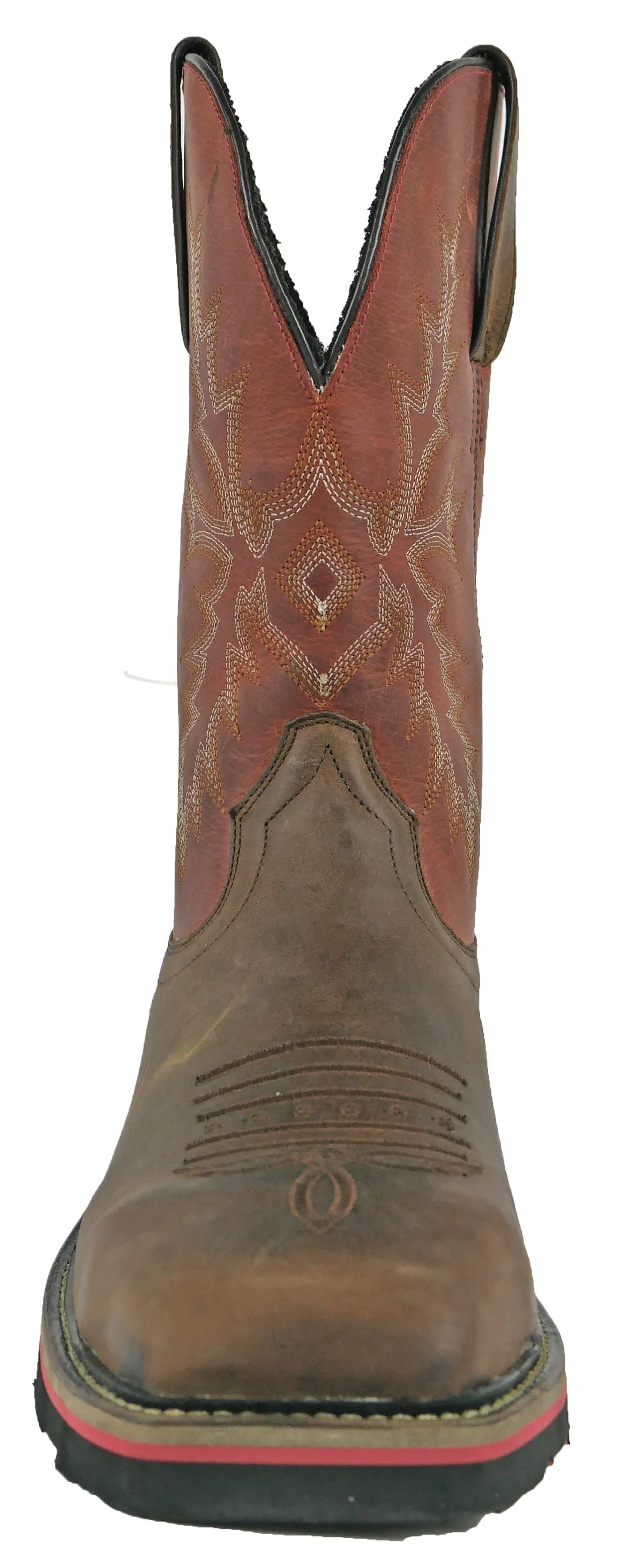 Men's Hoss Landon Cognac, EH, SR, Pull On Western Steel Toe Boot