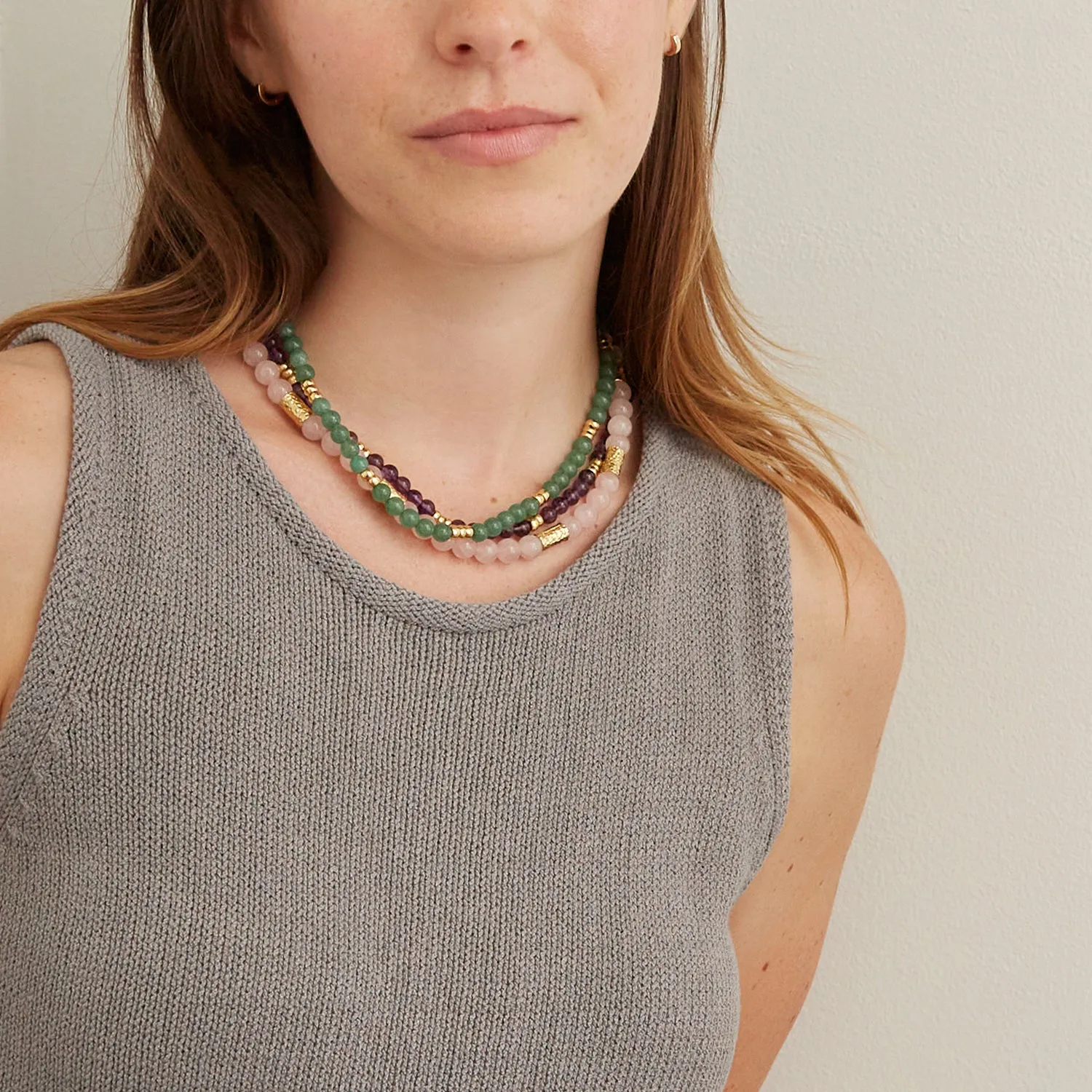 Strawberry Piña Colada Necklace