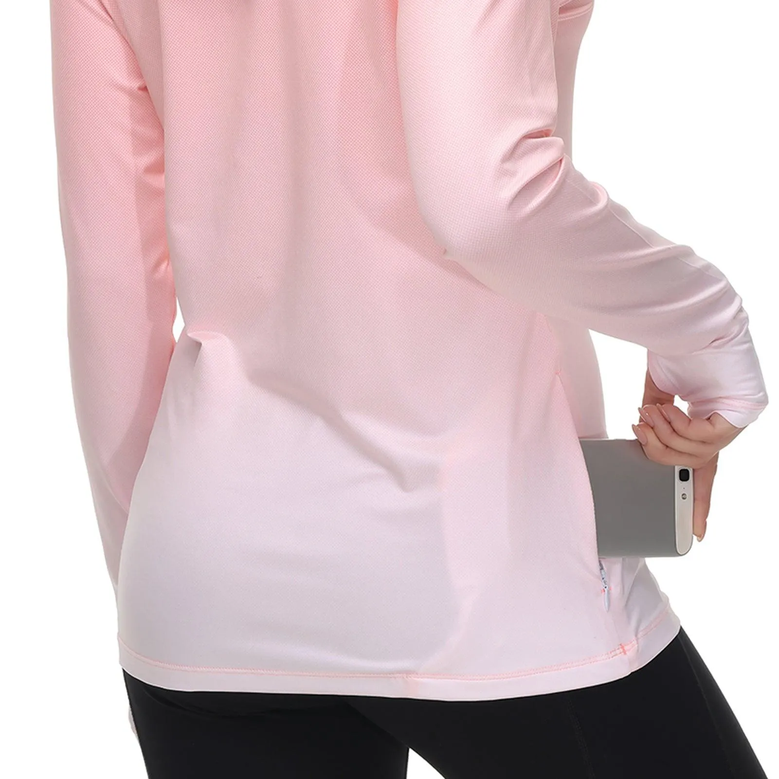 Women's UPF 50  Fishing Hoodies with Face Mask Thumb Holes FS23W